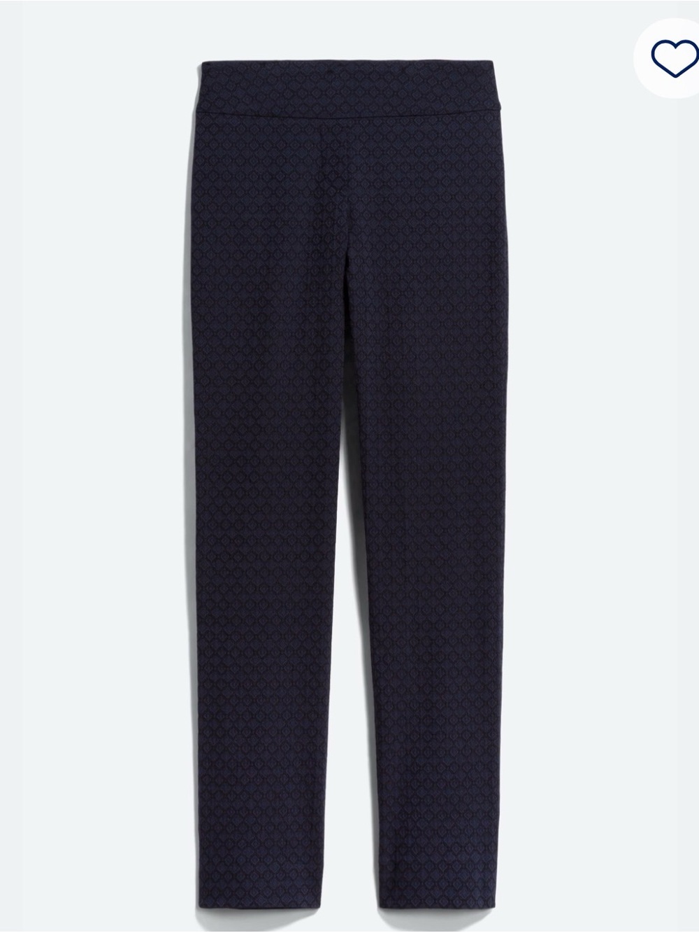 Straight Leg Navy Women's Pants